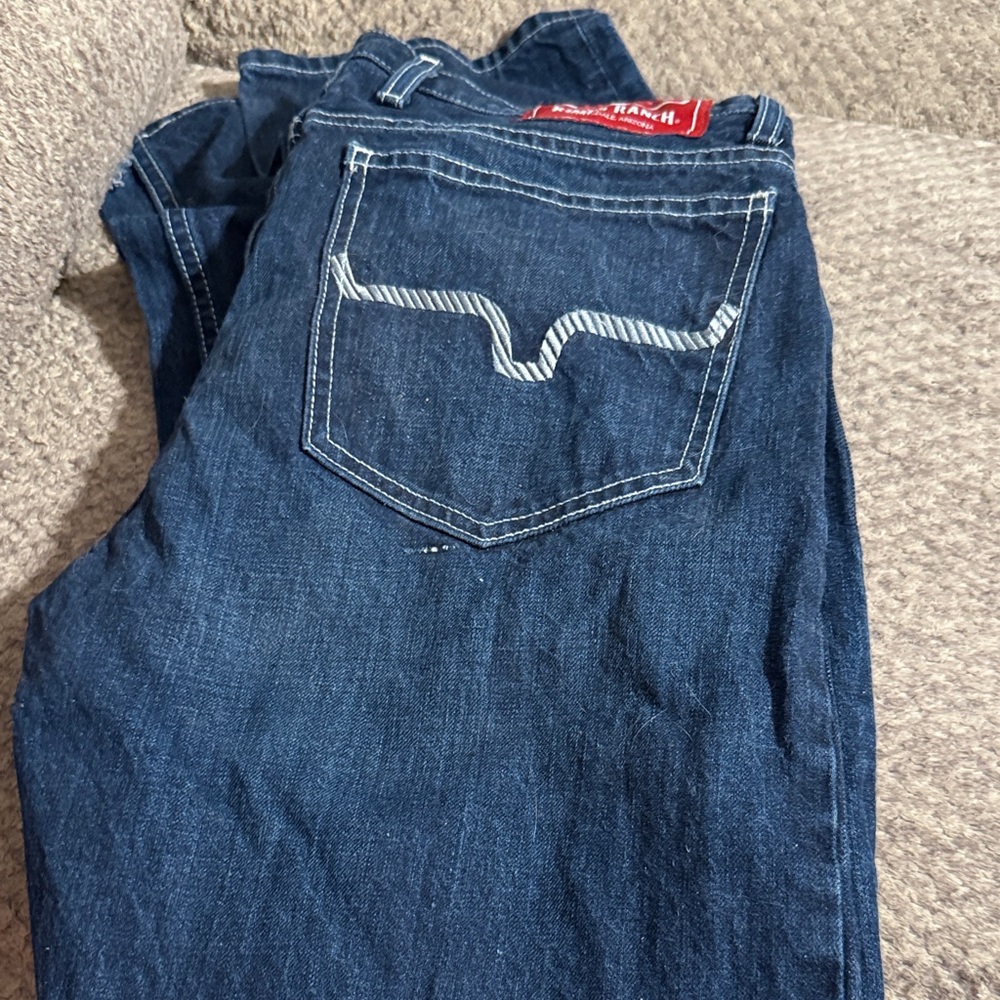 Kimes Ranch Men's Bootcut Jeans - Dark Blue